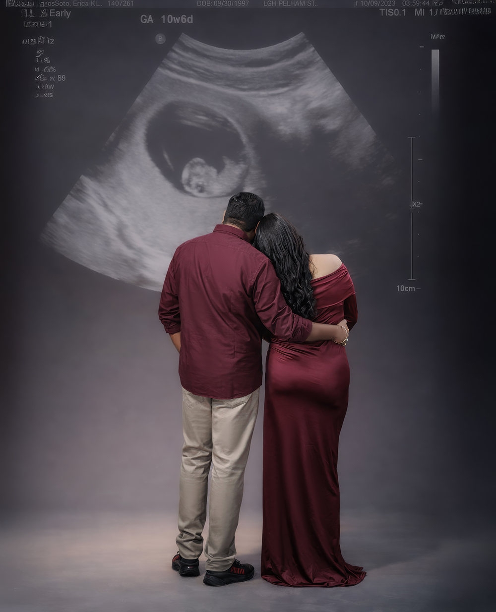Expecting joy moment of discovery
